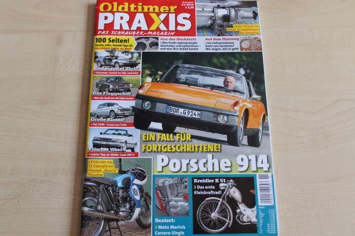 Deckblatt Oldtimer Praxis (11/2015)